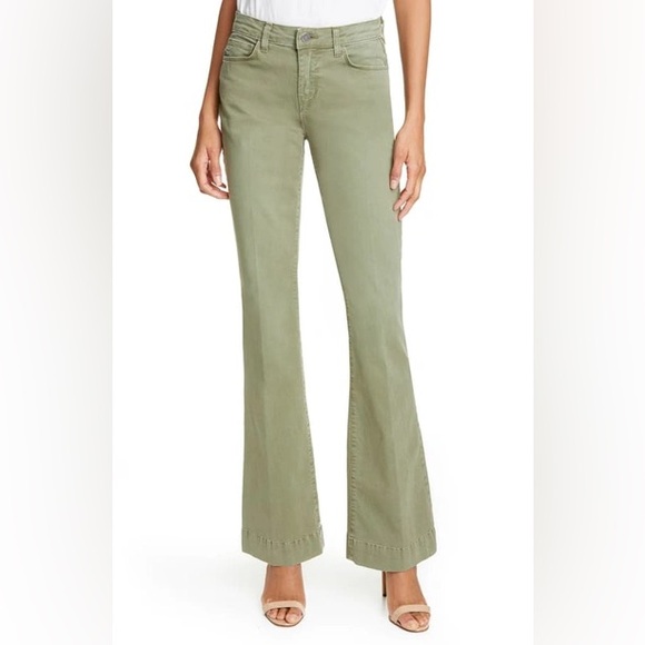 L’ AGENCE Affair High Rise 🫒 green Sz 29 - Picture 2 of 9